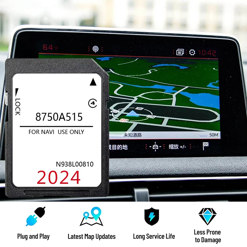 

Для Peugeot 4008 2011-2017 автомобильная мультимедиа P-12 NAVI обновление Великобритания, Ирландия, Европа, карты 2024, навигация 8750A515 N938L00810, SD-карта