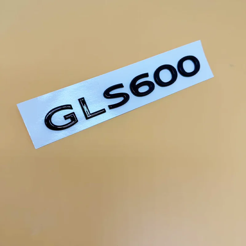 Car Side Fender Rear Boot Emblem Sticker V12 GLS480 GLS600 Fit Maybach Benz X167 Chassis Apply Logo Letter Fit for Luxury Cars