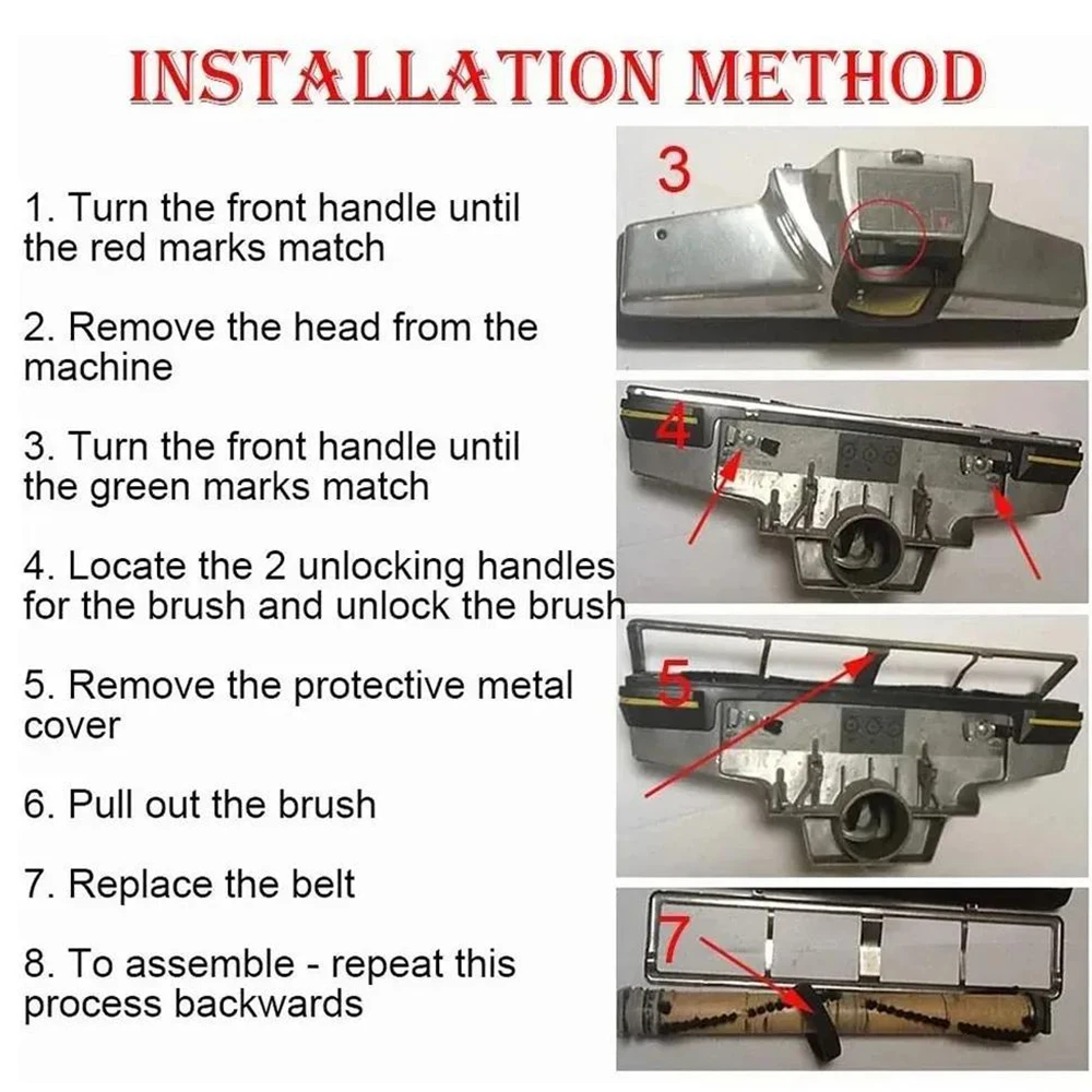Sabuk penggerak penyedot debu untuk Kirby G3 G4 G5 G6 G7 Aksesori alat pembersih rumah tangga aksesori Sentria berlian