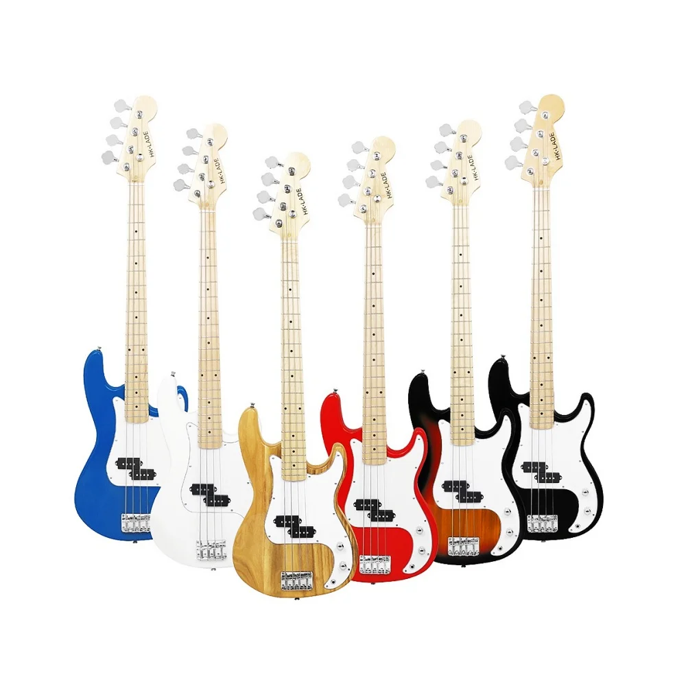 JELO IR-TB228-1-6  4 Stings bass guitar maple wood Electric Guitar Single Coil Electric Guitar