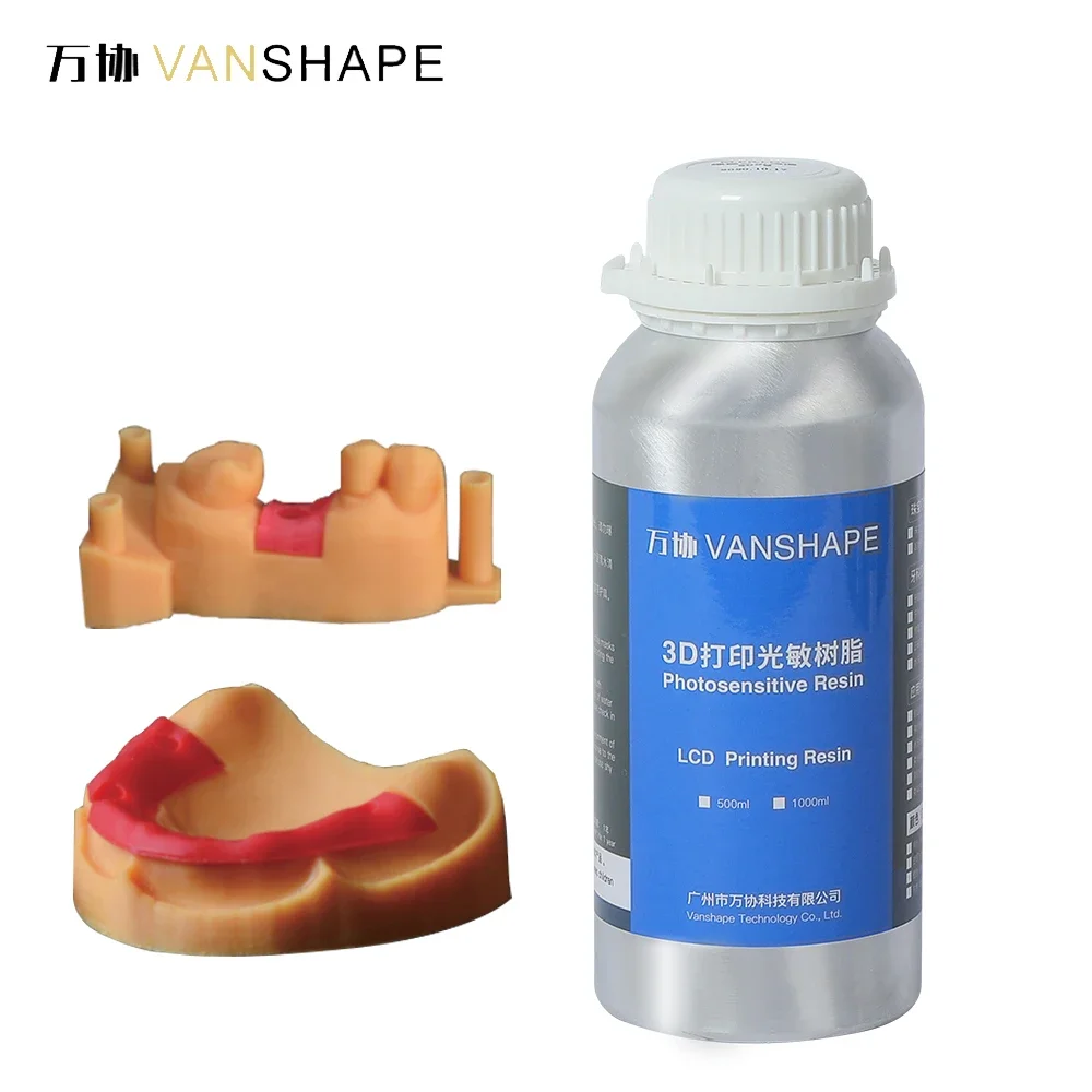 Vanshape Resin fotosensitif, Resin elastis Light Curing untuk LCD 3D