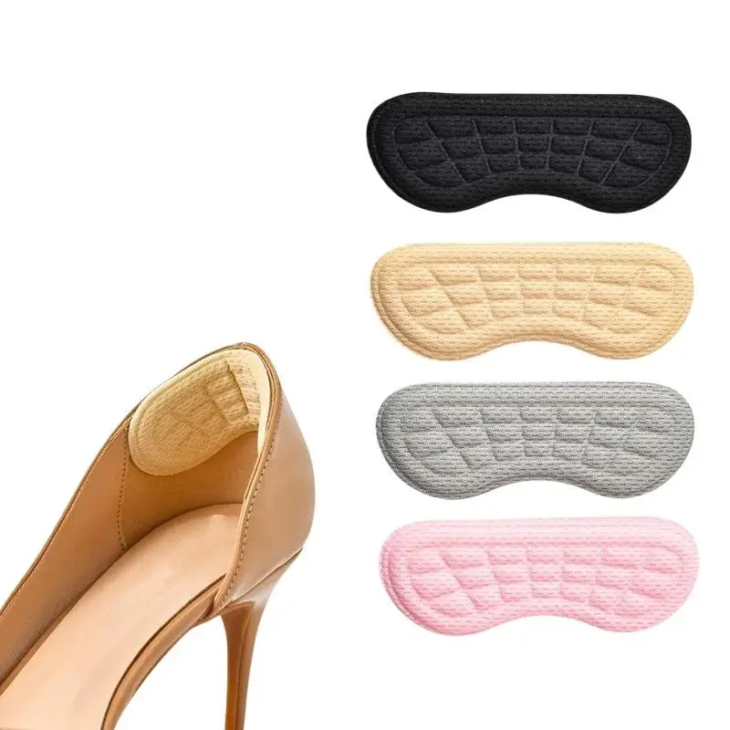 2 Stück Weiche Fersenpolster Stoßdämpfende Rutschfeste Schuheinlagen für High Heels Reduzieren Fußschmerzen – Detail 5