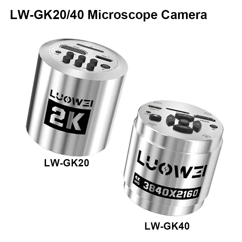 LUOWEI LW-GK40 LW-GK20 Microscope Camera for PCB Quality Inspection HDMI Digital Video Tools Microscope Industrial Camera