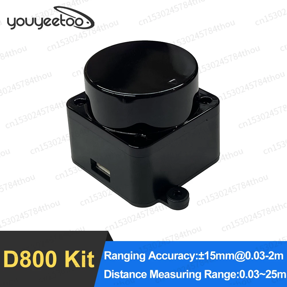 

LDROBOT D800 Lidar Kit STL-27L 25M DTOF ROS Car SLAM Navigation Scanning Laser Radar Sensor Support ROS1 and ROS2 for outdoor