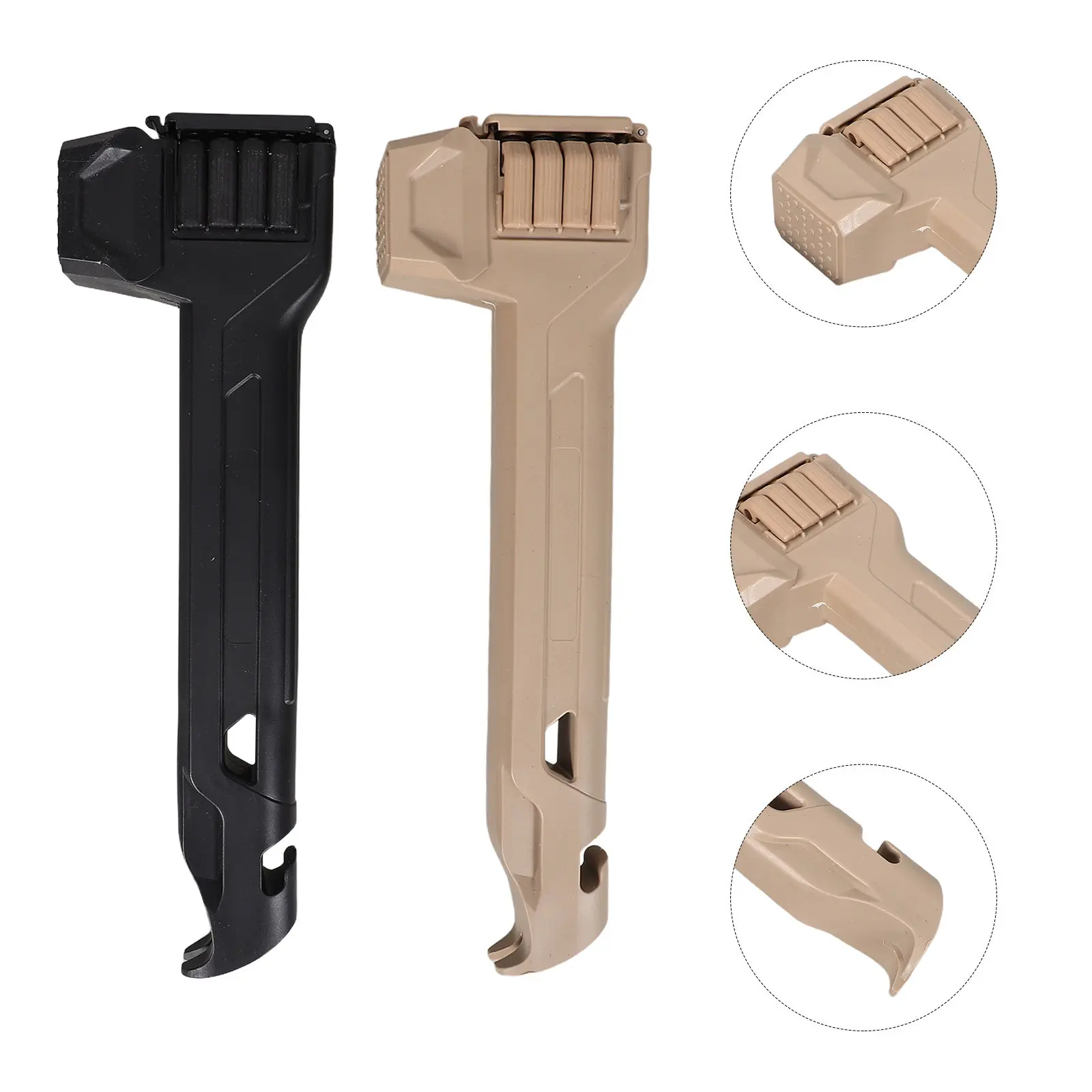 2Pcs Portable Lightweight Tent Peg Hammer Plastic Mallet Stake Driver Outdoor Camping Tool Tent Setup Accessories Peg Extractor