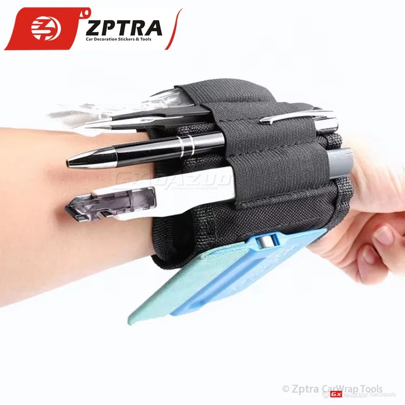 2 Pcs/Lot Window Tinting Tint Tool Bag Magnet Wristband Pouch Arm Bag Car Tools Waist Bag