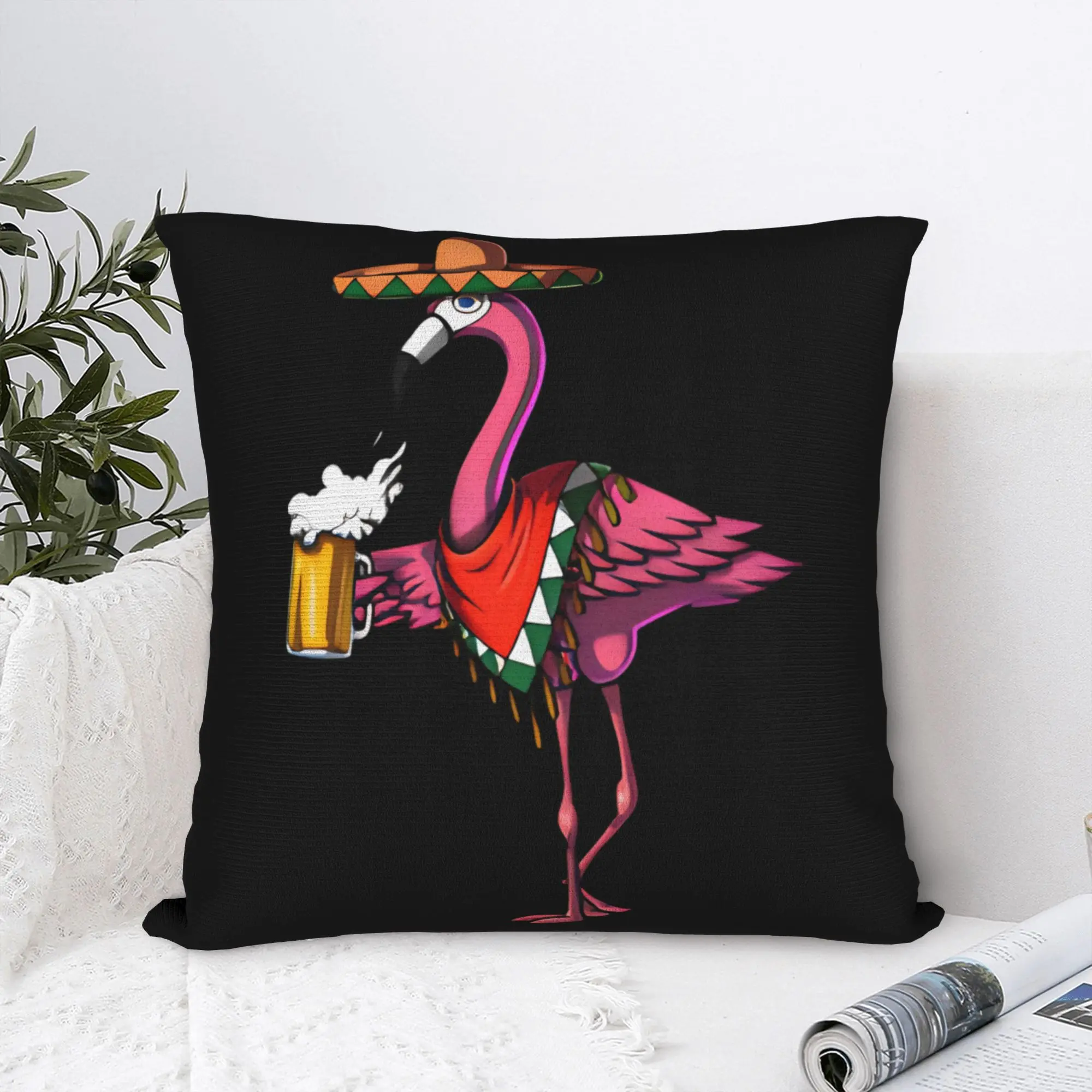 Let's FIESTA Party Printed Pillowcases Mexican Amigo Cinco De Mayo Sombrero Fashion Pillow Case For Party Home Decor