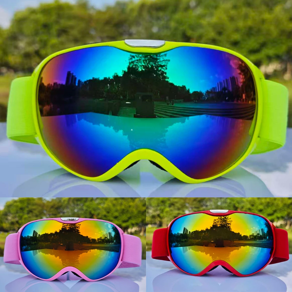 

2025 Children All Day Winter Sports Skiing Glasses High Definition Lenses, Breathable, Windproof Dustproof Boys Girl Gear
