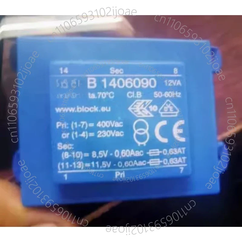 Brand  Original  Transformer AS5418 12VA Input 0-230V-400V Output 8.5V 11.5V Replace B1406090 B 1406090