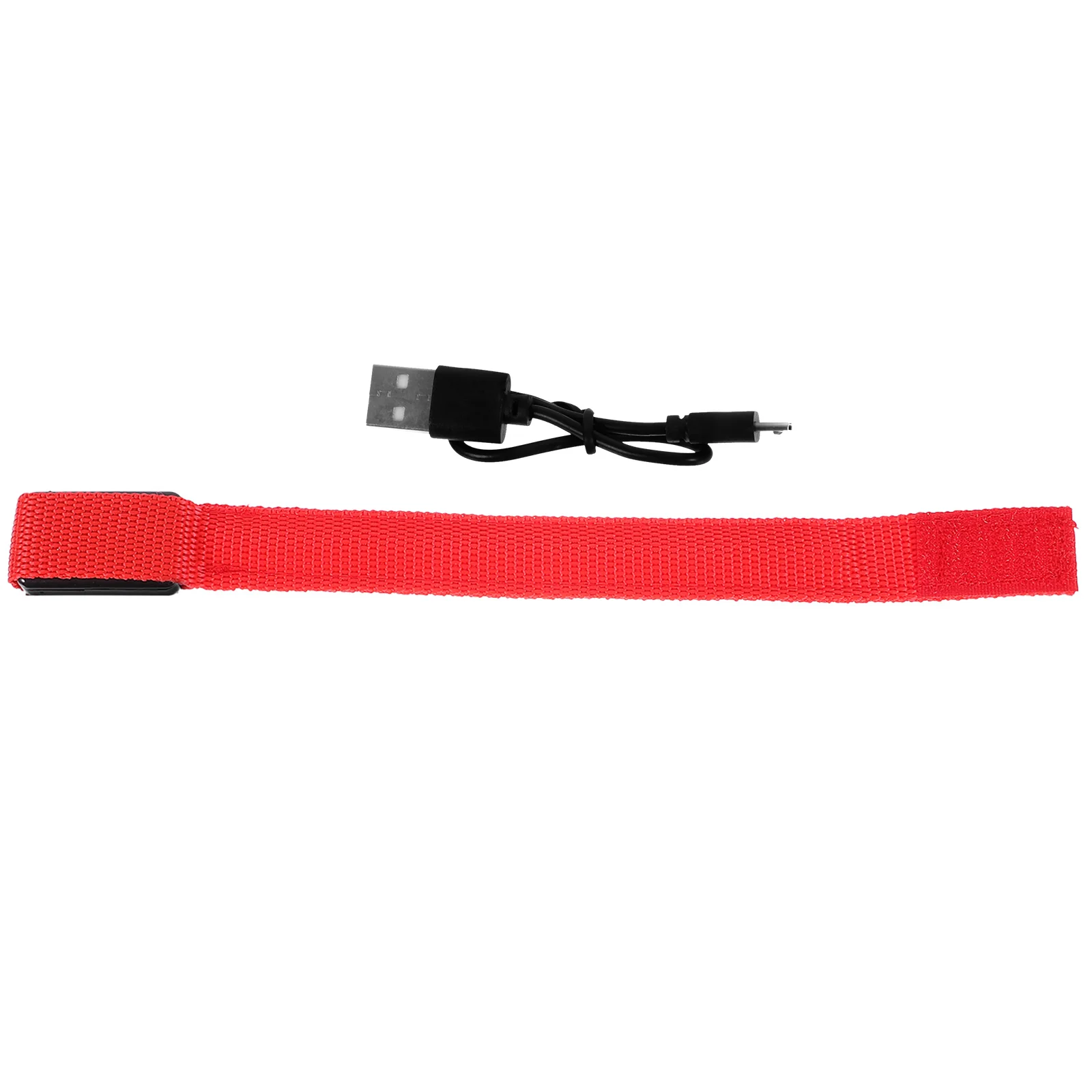 

LED Glow Bracelet USB Rechargeable Flashing Sports Wristband Party Favor Charging Cable Included Flash Modes