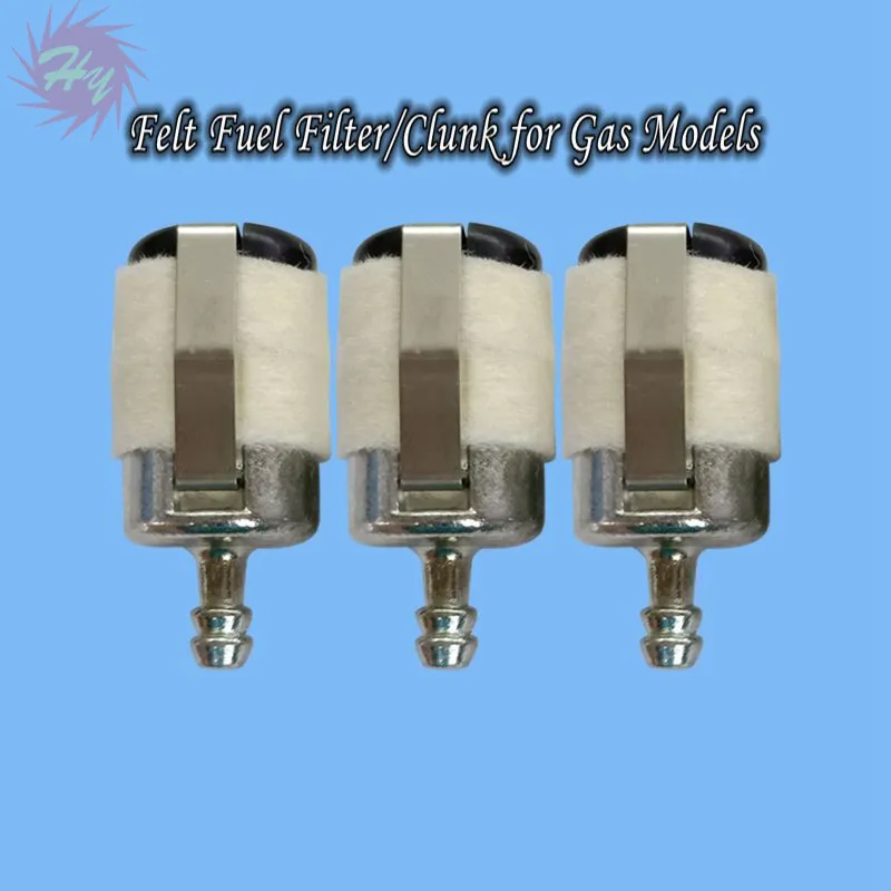 3 Pcs Felt Fuel Filter/Clunk for Gas Models RC Accessories