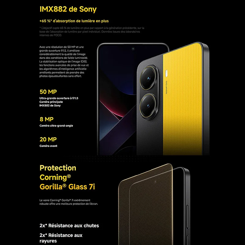 POCO X7 Pro 5G, NFC, Dimensity 8400-Ultra, cámara de 50 MP, pantalla CrystalRes AMOLED 1.5K 120 Hz, no incluye el cargador 7