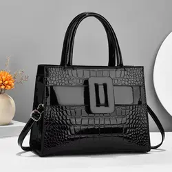 Luxury Crocodile Pattern Lady Handbag borse a tracolla da donna Designer borsa a tracolla in pelle di marca famosa borse grandi per le donne