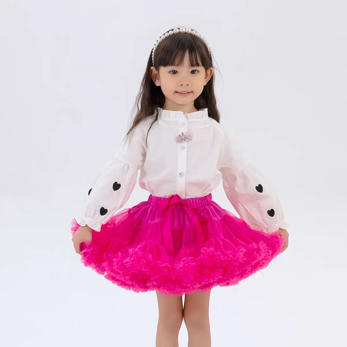 New Tutu Skirt Baby Girl Skirts Princess Mini Pettiskirt Party Dance Rainbow Tulle Skirts Girls Clothes Children Clothing