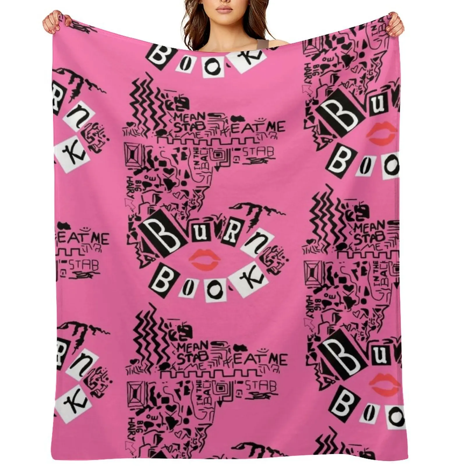

Burn Book - Mean Girls Throw Blanket Decorative Sofa Vintage Retros for babies Blankets