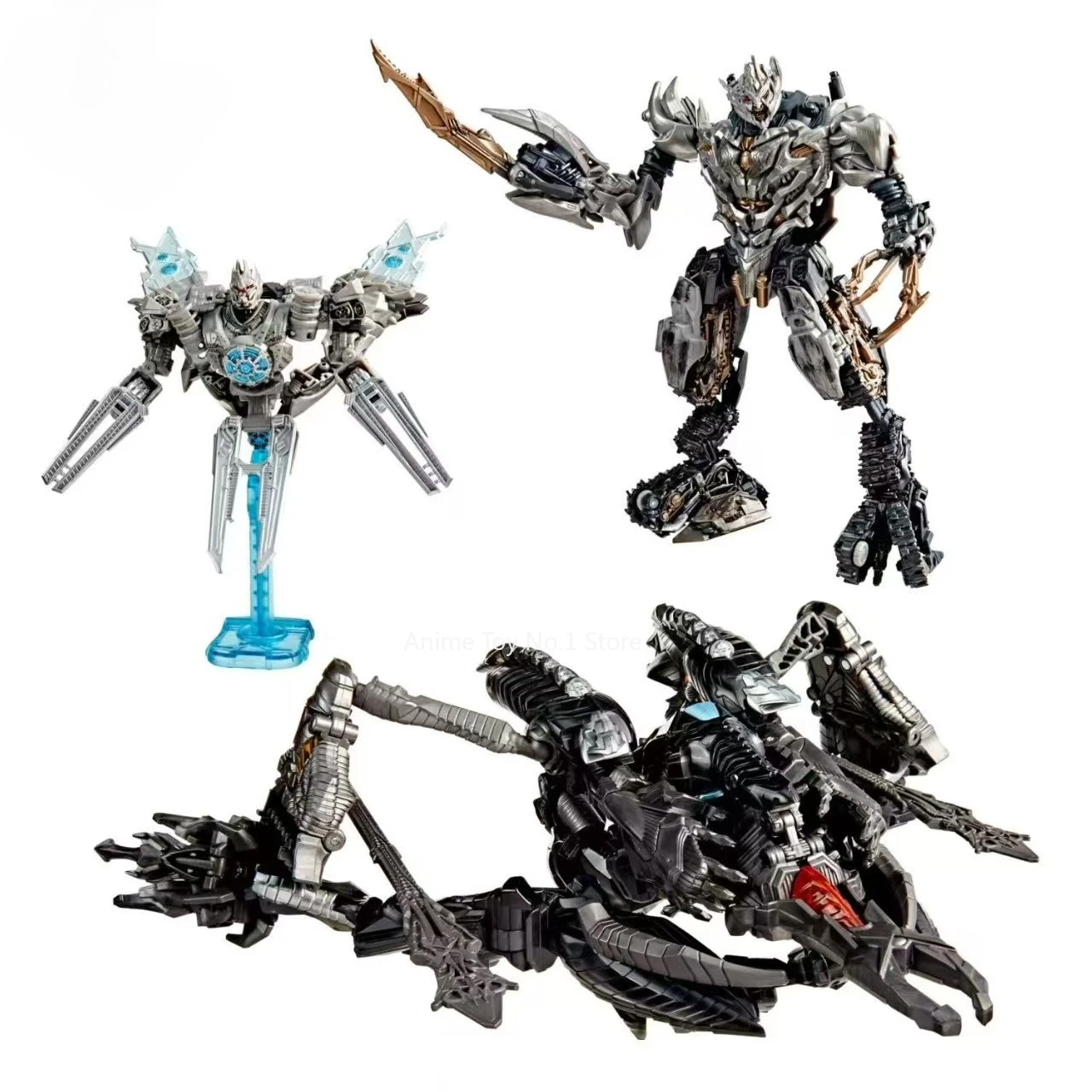 Nuovo in magazzino Transformer Decepticons Trio G1 Giocattoli animati Regali di festa alla moda Personaggi anime Studio Raccogliere modello mobile