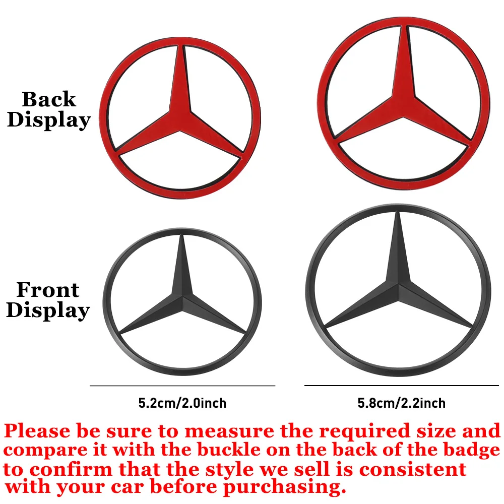 Car Interior Steering Wheel Hollow Badge Logo Decor Accessories For Mercedes Benz W164 W203 W204 W168 C180 E320 A200 CLA CLK CLS