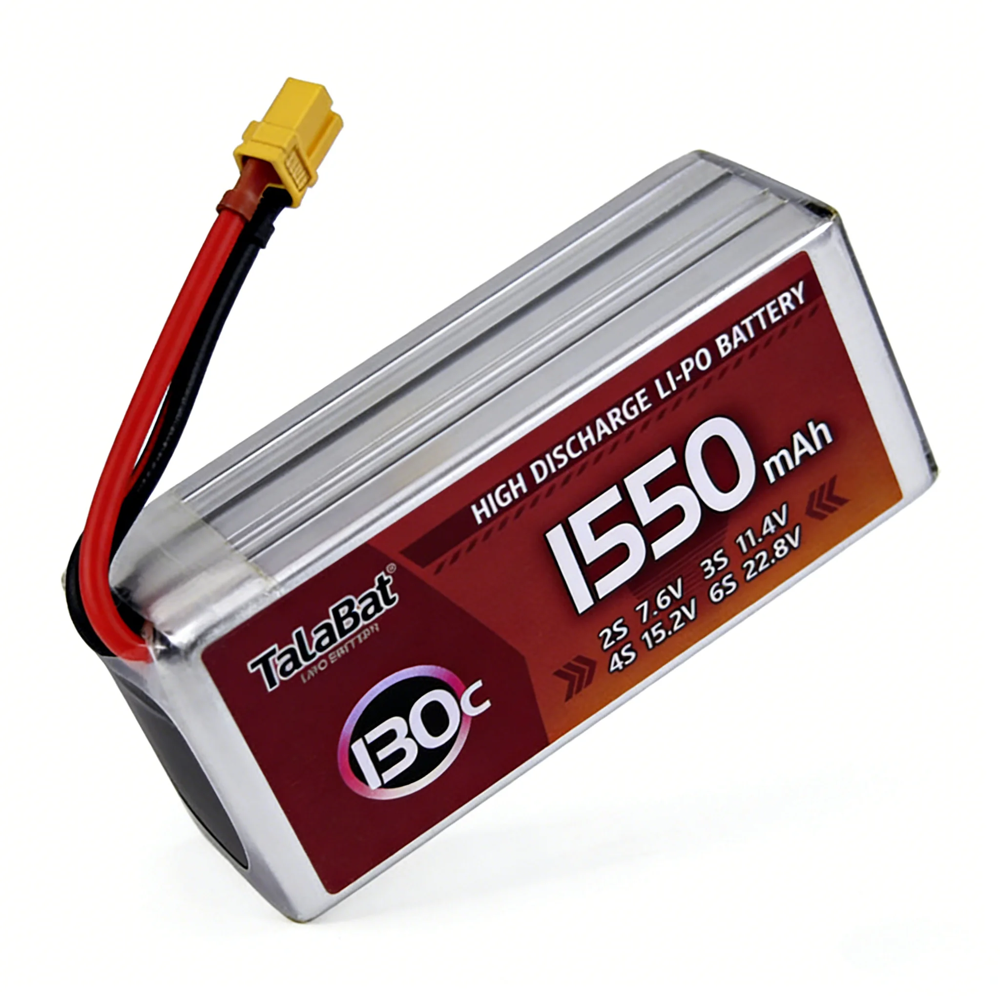 Upgrade 6s 22.2V 1550mAh 130C LiPo Battery For RC Helicopter Quadcopter FPV Racing Drone Parts 22.2v Drones Battery With XT60