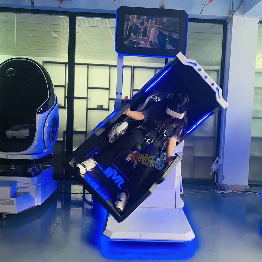 Easy Installation Single Seat Metal Immersive Virtual Reality 360 Degree Dynamic VR Chair Simulator Indoor Play Zone