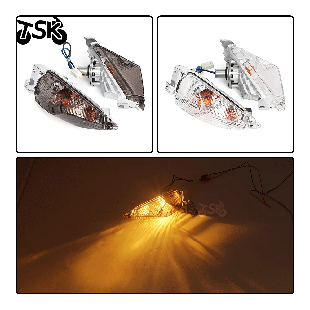 

Smoked Lens Turn Signals for Suzuki GSXR600 750 2011-2017 Clear Lens Turn Signal Lamp Direct Fit Rear Indicators GSXR1000