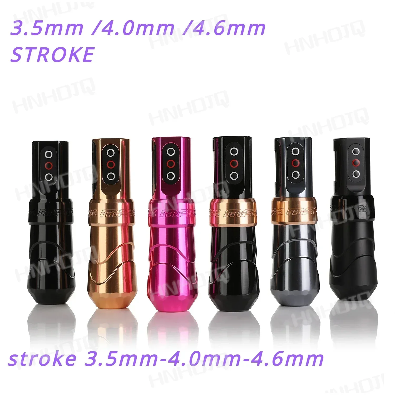 FK Iron Flux New Adjustable Medicine Barrel Needle Depth Wireless Flux Max Tattoo Pen Machine  3.5mm/4.0mm/4.6mm stroke