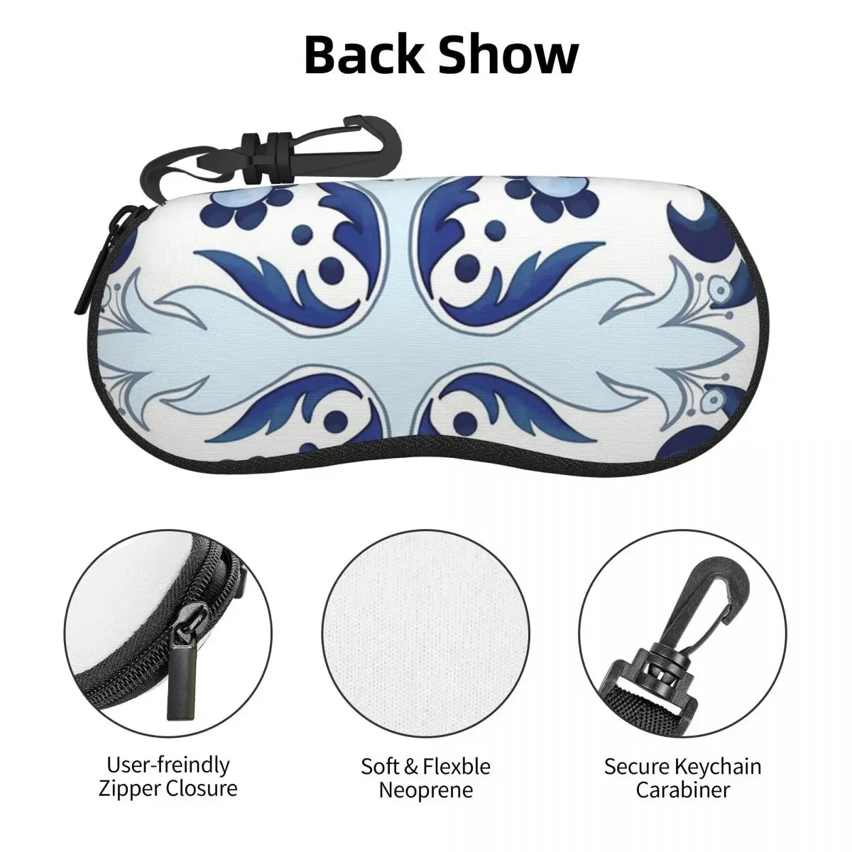 ماجوليكا، الليمون، البلاط السيلياني، الحمضيات، الزهور، البلاط، الصيف شل نظارات حالة النظارات الشمسية مربع النساء الرجال لينة حقيبة نظارات الحقيبة