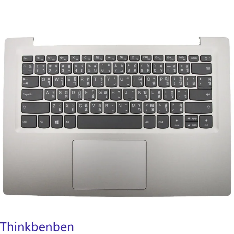 TH Thai Mineral Gray Keyboard Upper Case Palmrest Shell Cover For Lenovo Ideapad S130 14 130s 14 14IGM 120s 14 14IAP 5CB0R61328