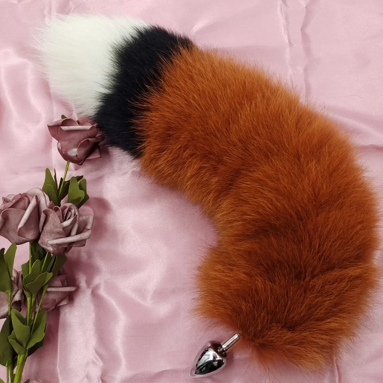 Bdsm Dog and Fox Tail Removable Anal Plug Prostate Sm Real Tail Cosplay Butt Plug Sexy Adult Toy Erotic Sex Toys for Women Men