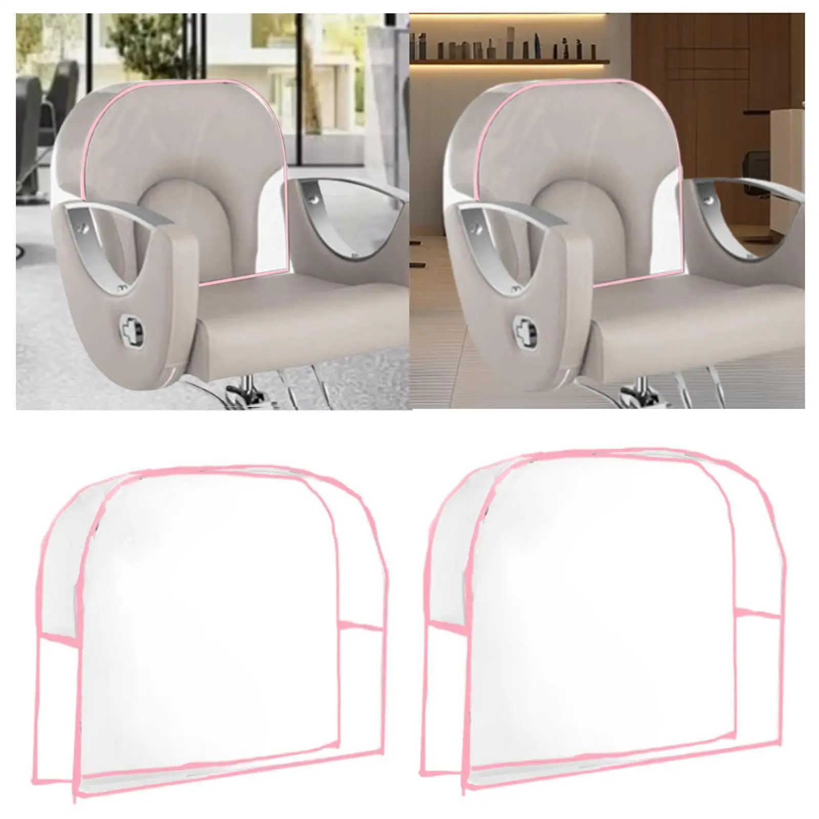 

Задняя крышка парикмахерского кресла, многоразовая защита для салона красоты