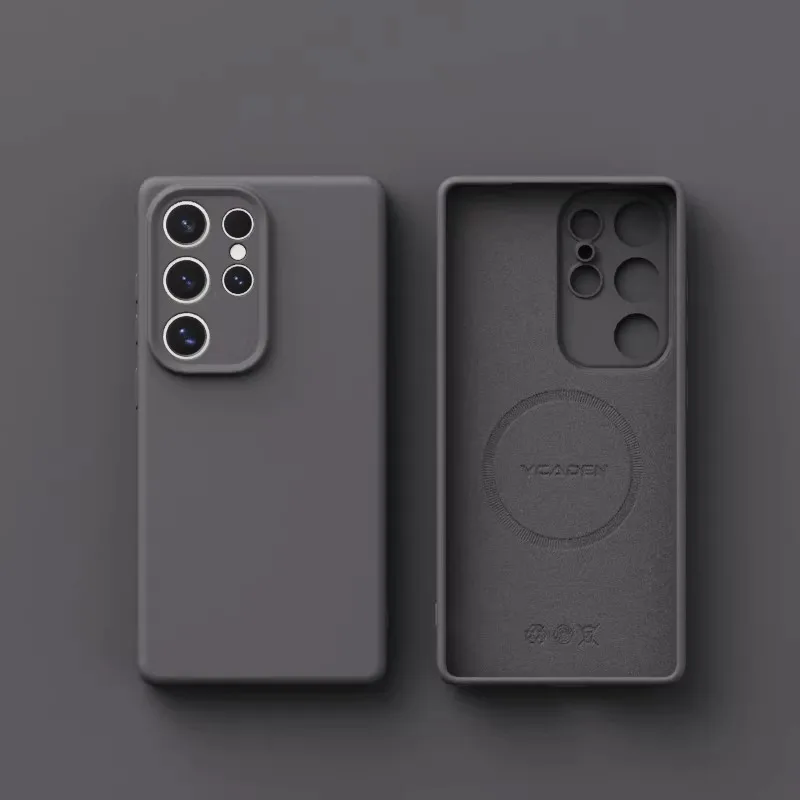 

Чехол S26 S25 Ultra Plus, оригинальный магнитный чехол из жидкого силикона для Samsung Galaxy S26 S25 S24 Ultra Plus, мягкий Чехлы, Чехол для Samsung Galaxy S26 Ultra