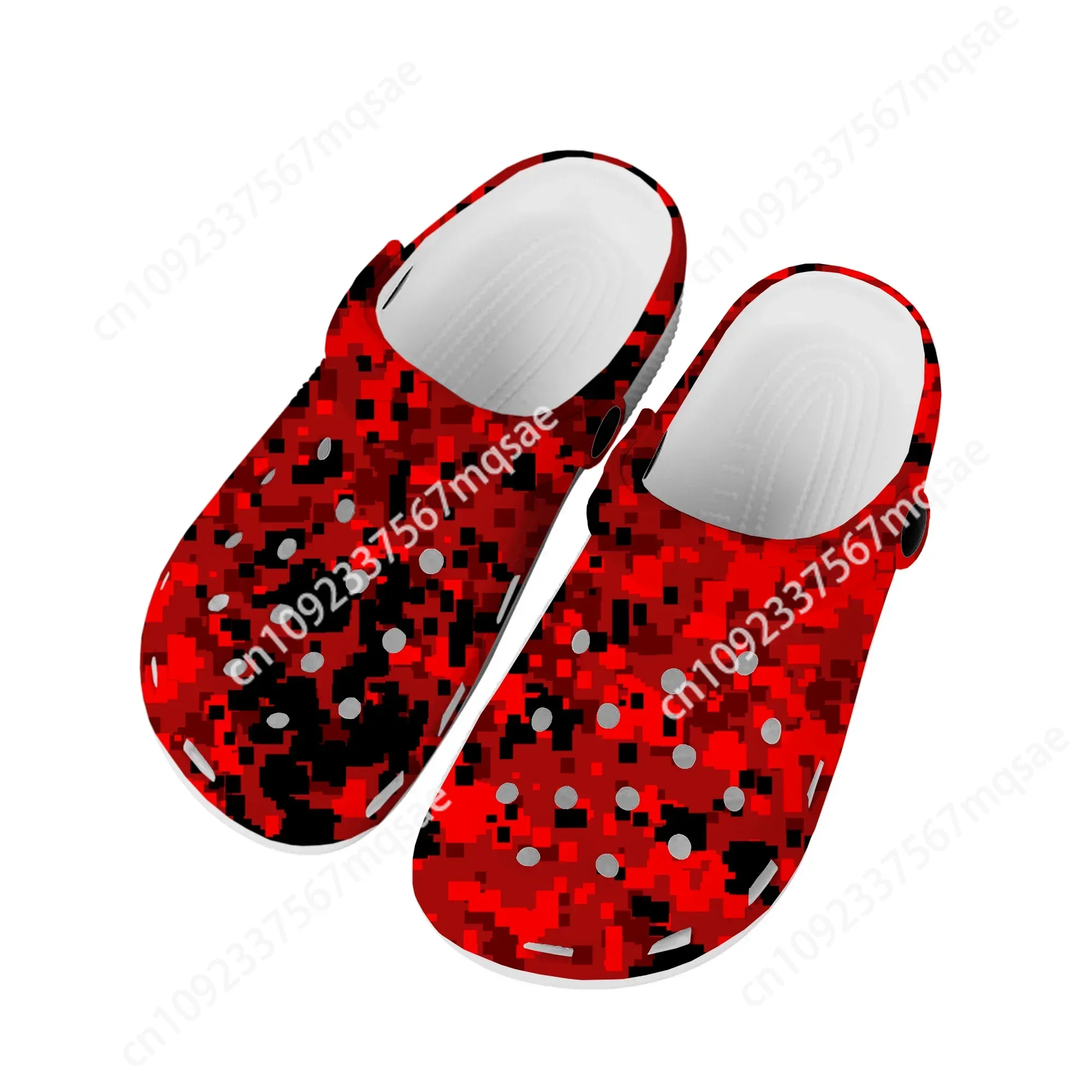 Digital Seamles Camo Home Clogs Custom Water Shoes Mens Womens Teenager Shoe Garden Clog Breathable Beach Hole Slippers