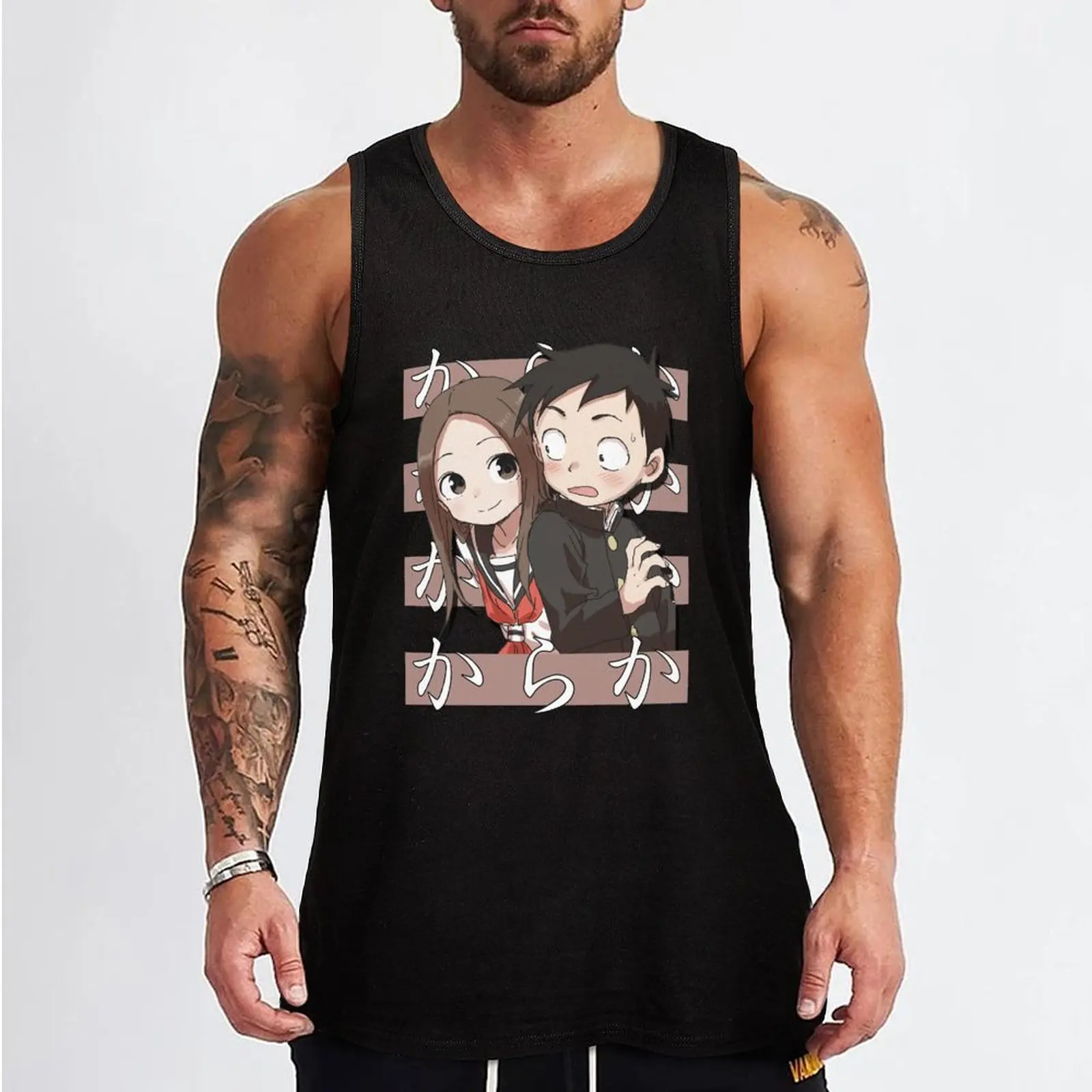 Takagi - Teasing Master Anime Tank Top vests for men T-shirt sports