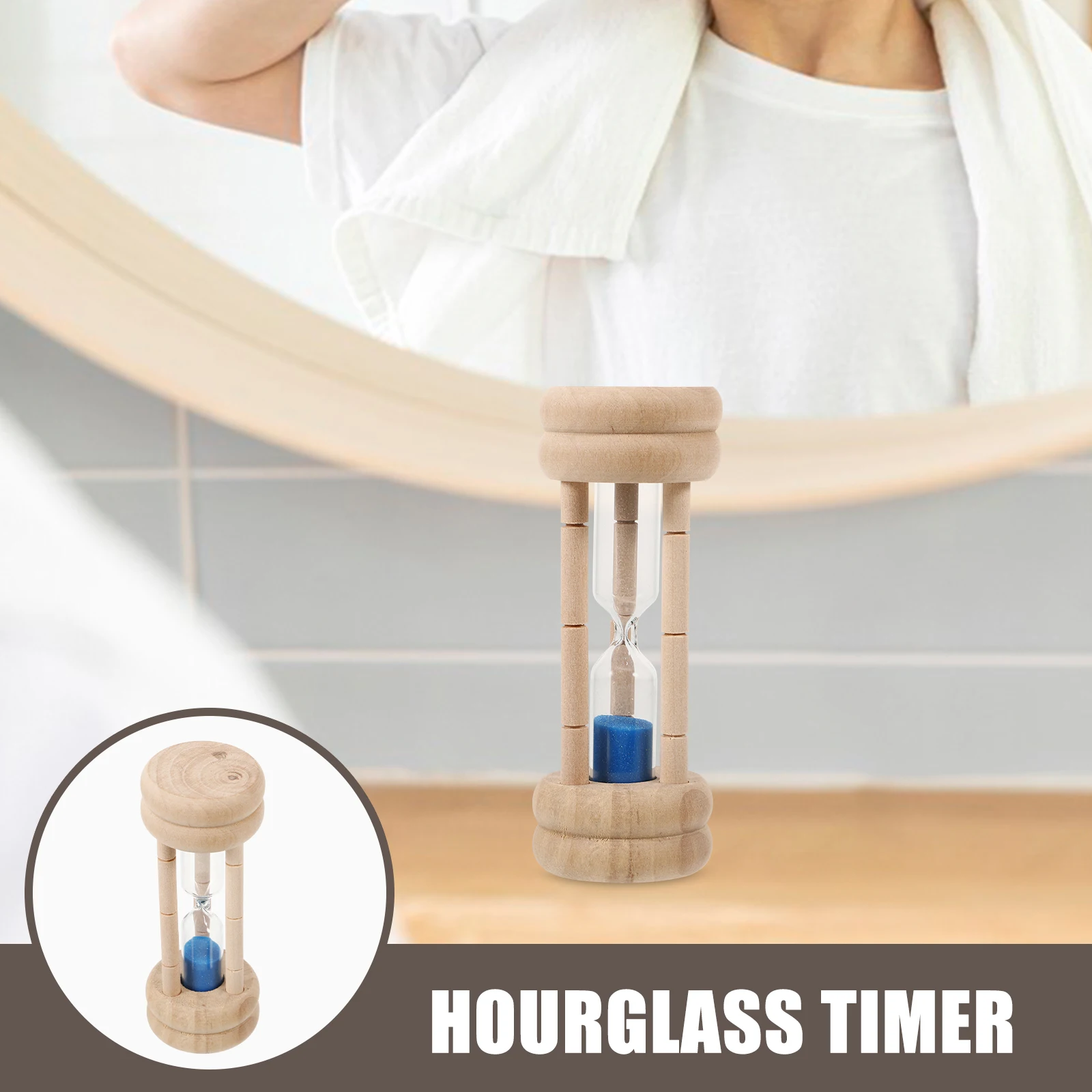 

Brushing for Kids Toothbrush 2 Minute Small Countdown Toddler Desk Sand Timer Tooth Brushing Timer for Children