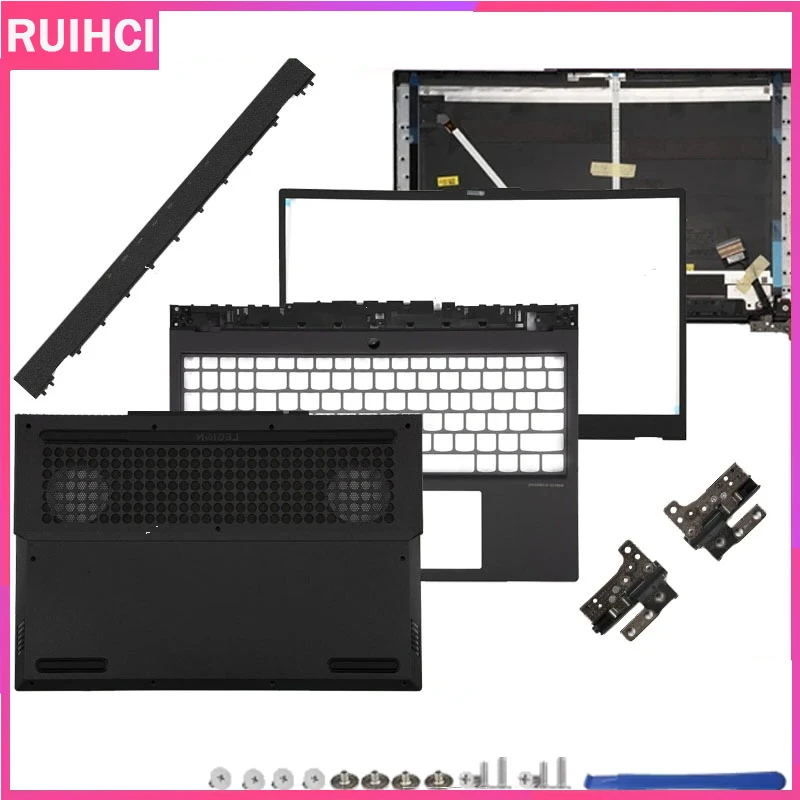 For LEGION 5 15IMH05H 15ARH05H 15ARH05 Y7000 Y550-15 2020 NEW LCD Back Cover Front Bezel Hinges Palmrest Bottom Case