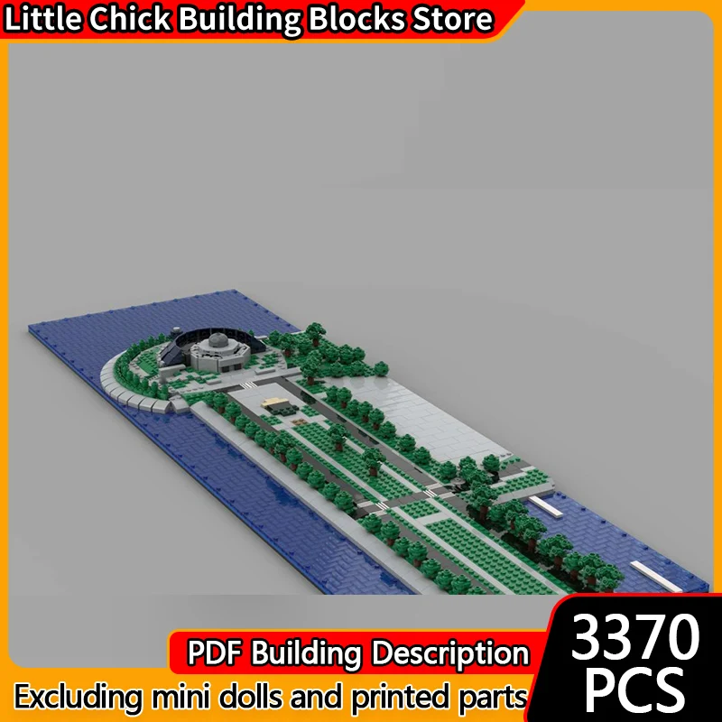 

Модель City Street View MOC, строительные кирпичи, астрономический музей, модульная технология, детские праздничные подарки, сборные игрушки, костюм