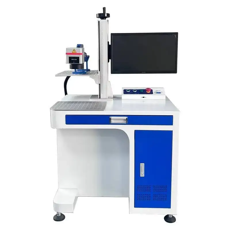 Desktop Handheld Fiber Machine Metal Sign Tag Engraving Dual-Use Laser Marking