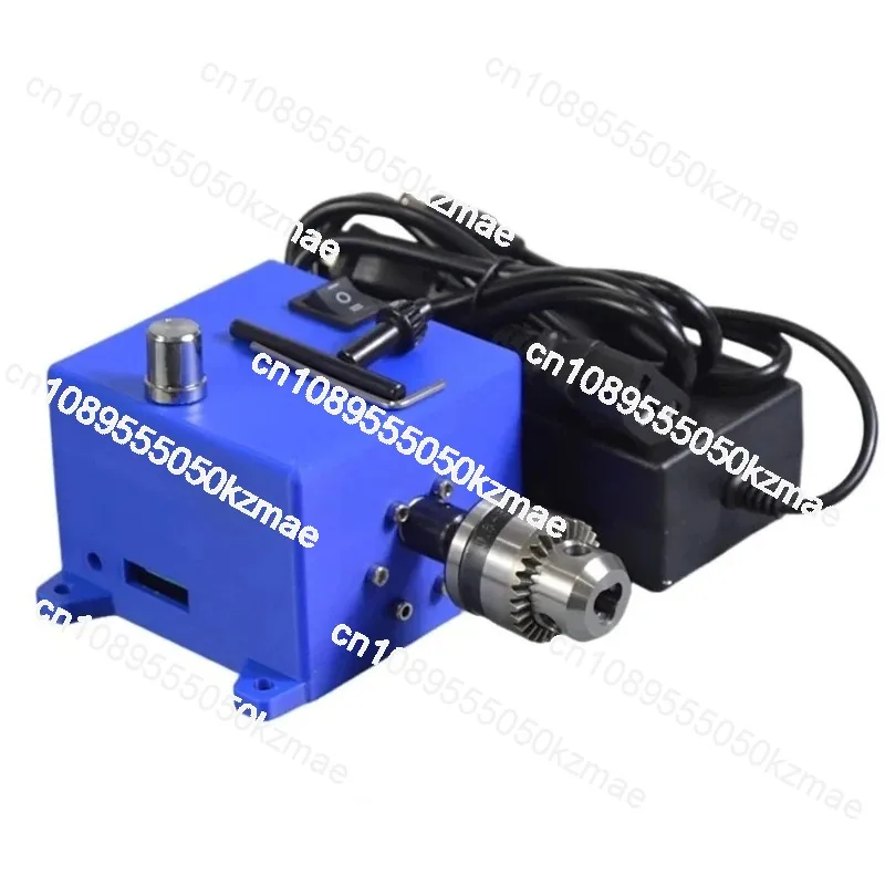 24V 545 High Torque DC Motor Kit Variable Speed Reversible Rotation Collet Chuck Foot Switch
