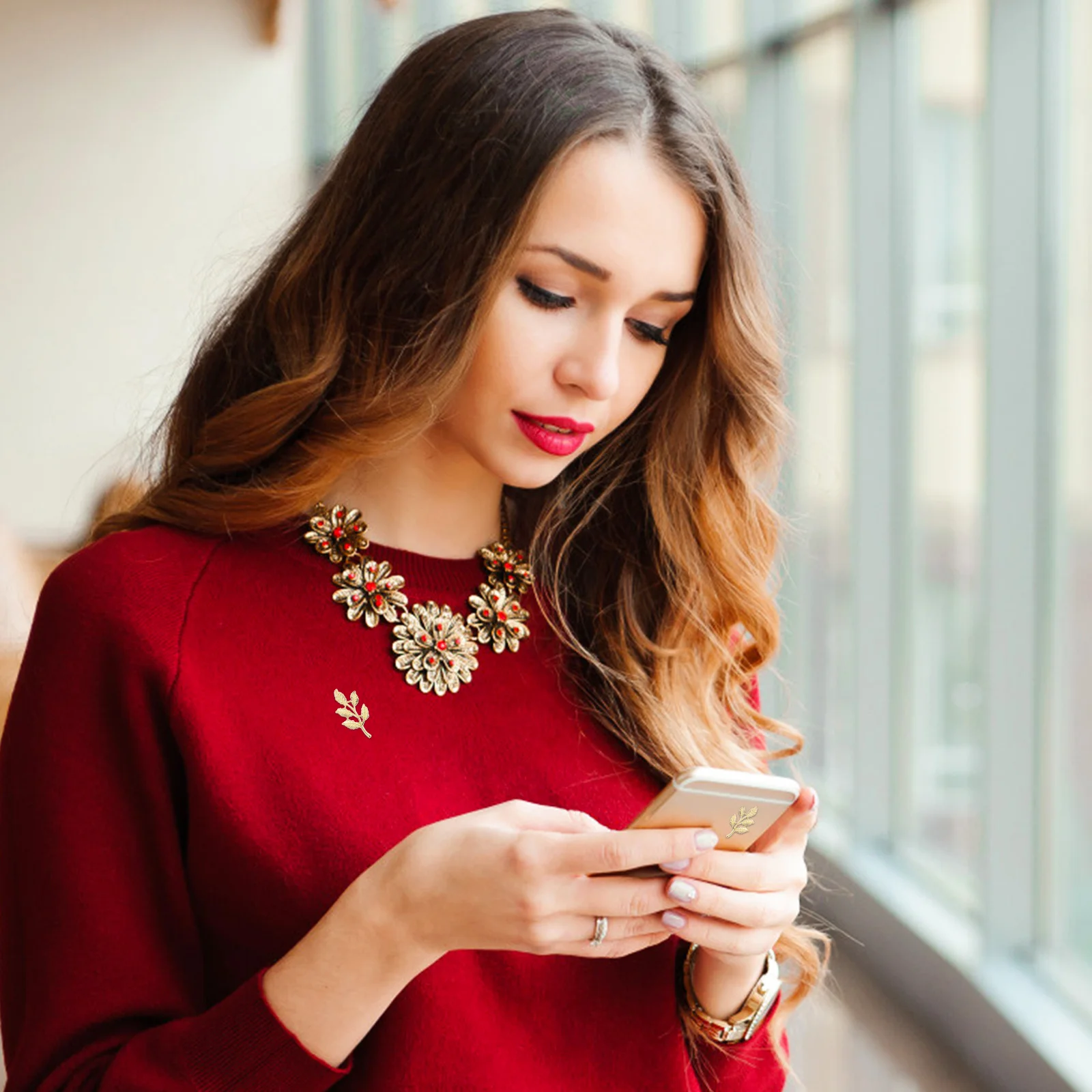 

30Pcs DIY Leaf Alloy Accessories Creative Metal Charms for Garment Hairwear Phone Case Decor Fashion Jewelry Supplies