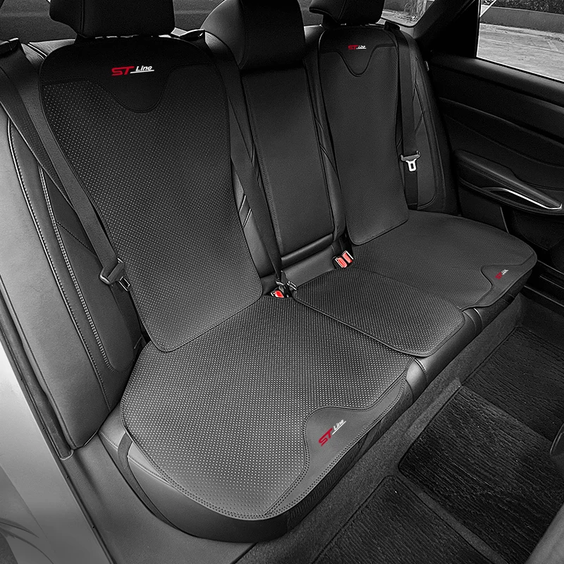 Car Seat Cushion Breathable Backrest Seat Cover Accessories For Ford ST Racing Performance Focus Mk2 Mk3 Fiesta Ranger Mondeo S- - view 2