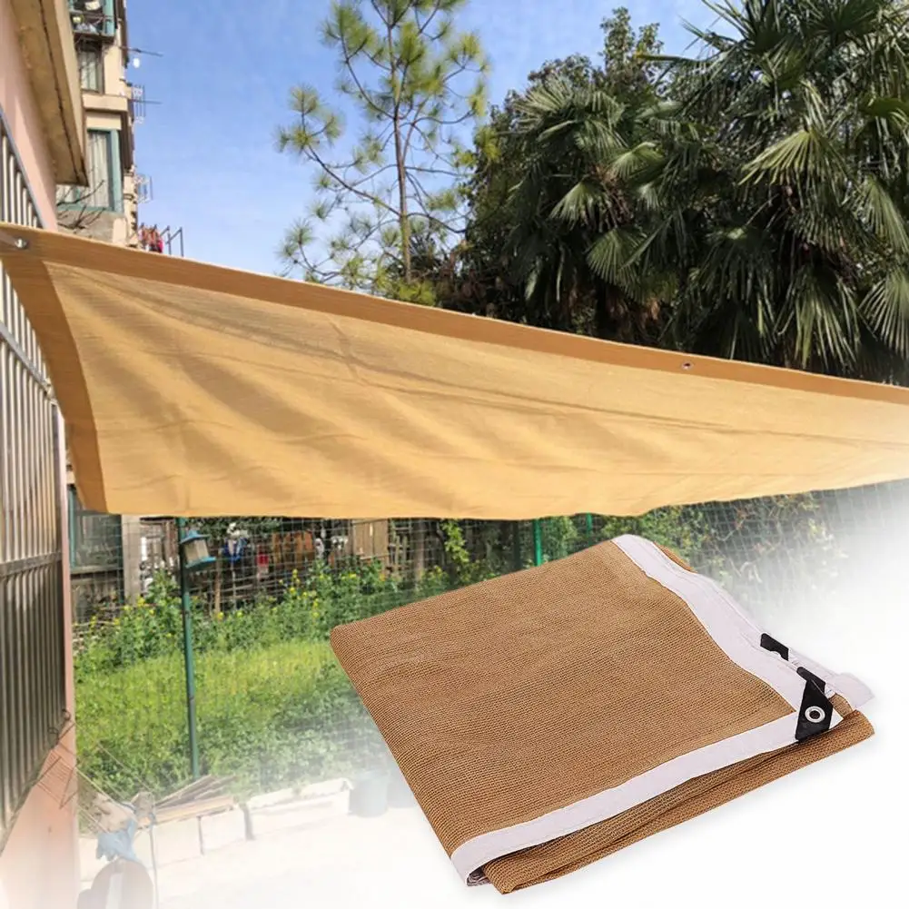 Heat-resistant  Reliable Wear-resistant Patio Sunshade Sturdy Construction Shade Cloth Frost-proof   Garden Accessory