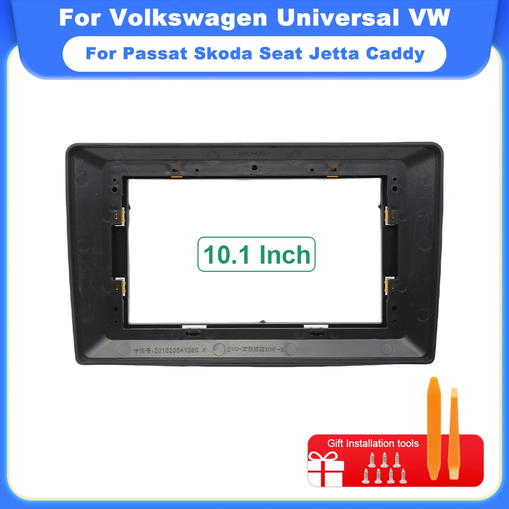 

Автомобильный рама, лицевой адаптер, комплект панели приборной панели Android для Volkswagen, универсальный VW для Passat Skoda Seat Jetta Caddy