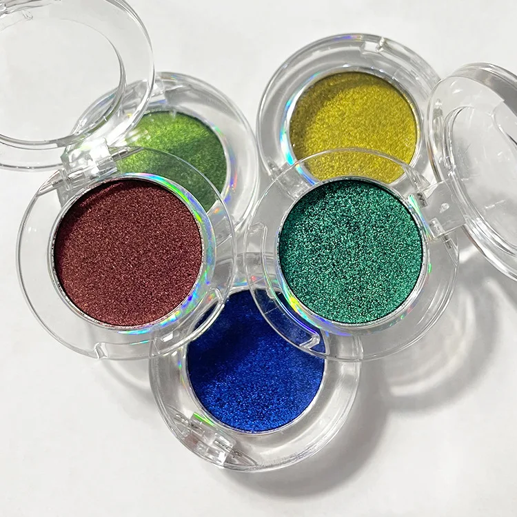 Multi Chrome Chameleon eyeshadow Metallic Shiny Eyeshadow Palette Powder Pigment Professional Eyes Makeup Party Cosmetic