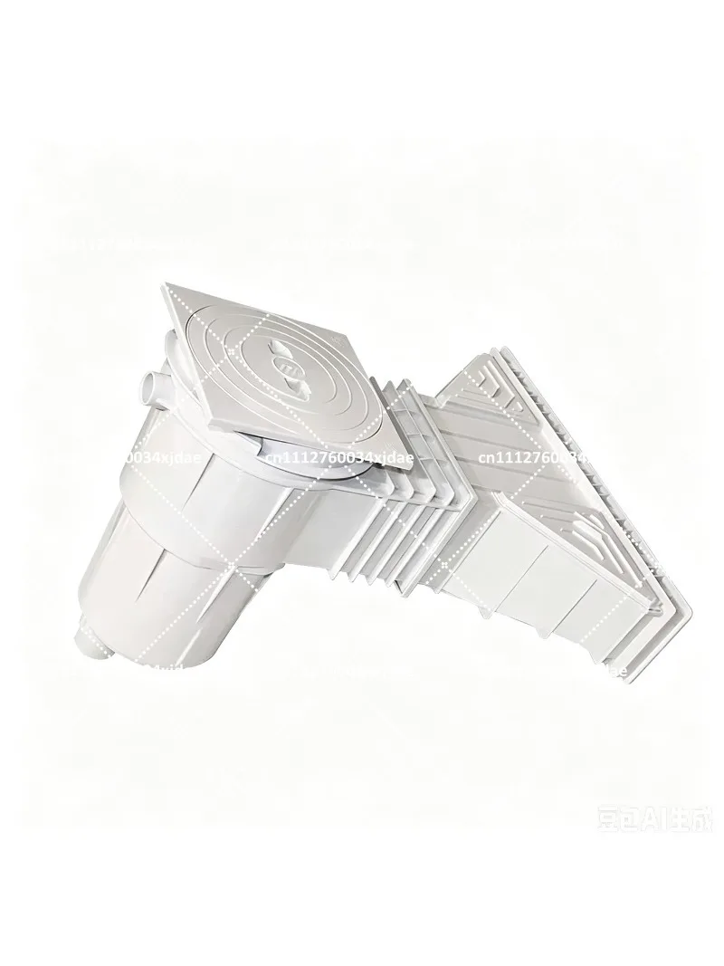 White PVC Wide Wall Spa and Pool Skimmer – Sports Series, Premium Pool Accessory