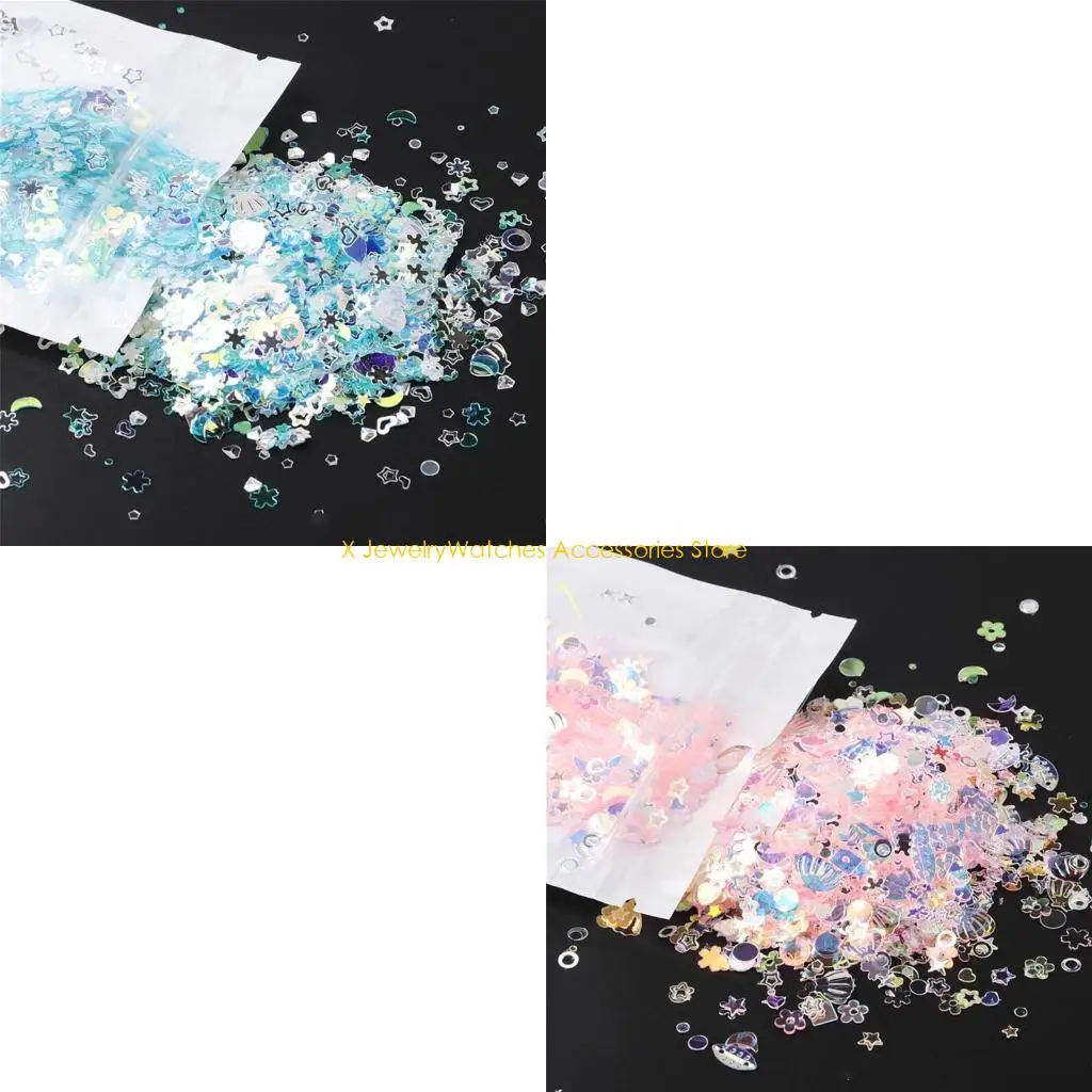 

31KD Art Decorations Holographics Flakes Crystal Sequins Epoxy Resin Mold Filler