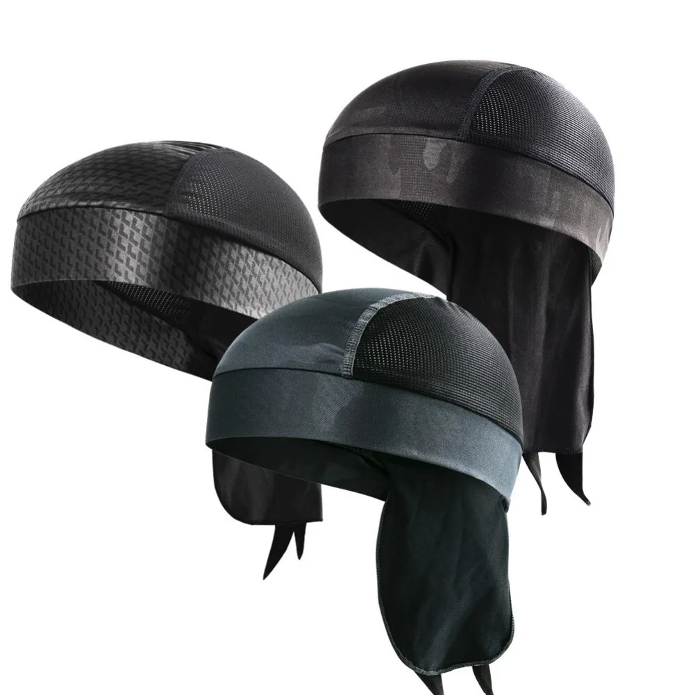 العرق فتل قبعة صغيرة دو خرقة الندى خرقة رئيس التفاف قبعة الجمجمة الهيب هوب قبعات القراصنة قبعة خوذة بطانة مكافحة عرق قبعة للرجال والنساء