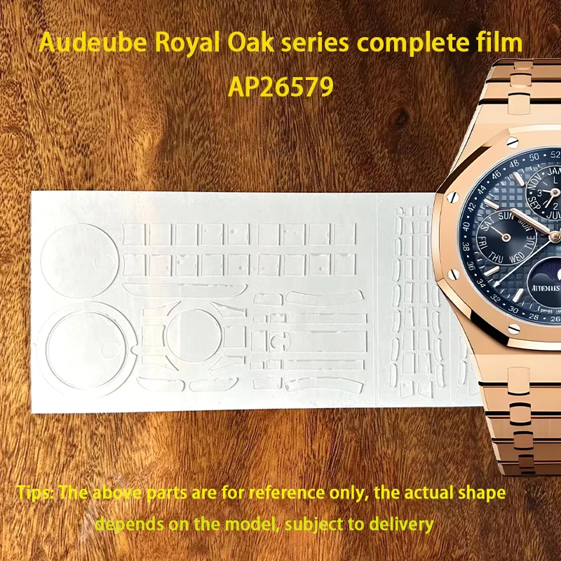 For Audeube Royal Oak AP26579 watch film AP26579CE protective film steel dial 41mm outer ring watch chain buckle film