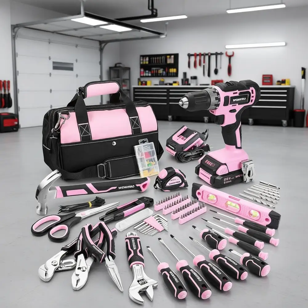 

Набор инструментов с дрелью, аккумуляторная литий-ионная дрель-шуруповерт 20В, набор инструментов для дома из 157 предметов, ремонтный набор с сумкой для хранения 14 дюймов