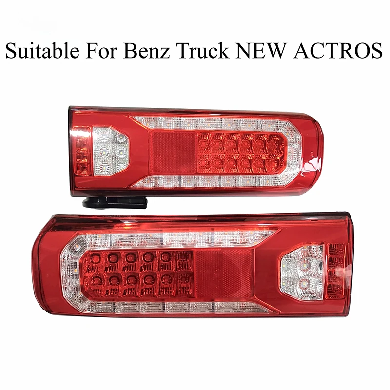 LED Rear Tail Light Warning Lamp for Mercedes-Benz Truck Trailer ACTROS MP4 MP5 24V Truck Lorry Taillight 1PCS