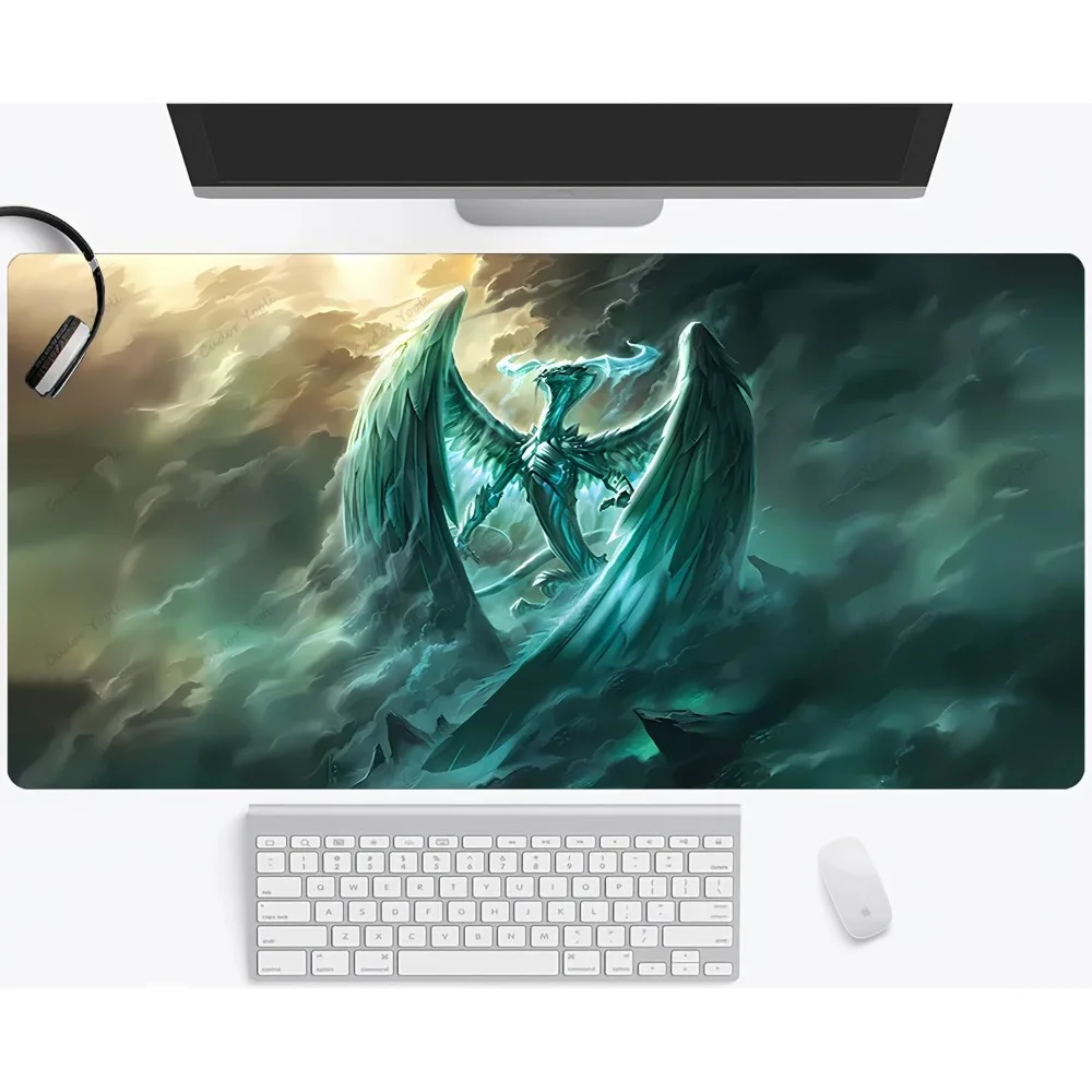 mouse-pad-para-jogo-de-cartas-colecionaveis-black-dragon-soul-com-design-antiderrapante-teclado-mecanico-alfombrillas-gaming