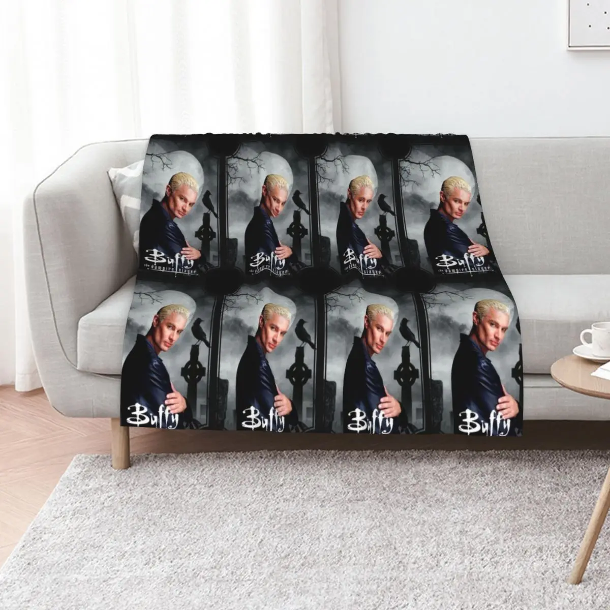 BUFFY - SPIKE Throw Blanket Thin Summer Beddings Plaid on the sofa decorative manga Blankets Sofas Of Decoration Blankets